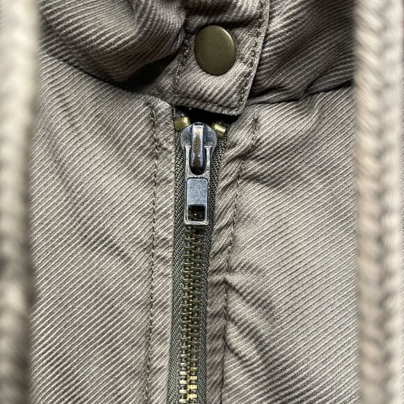 RVCA Women's Brown Nature x Industry Hooded Jacket XS Cotton - Picture 4 of 11